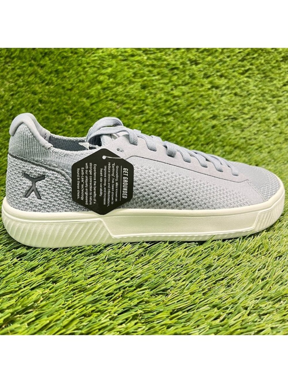 Flux Footwear Adapt Trainer Gray Womens Size 7.5 Athletic Knit Shoes Sneakers